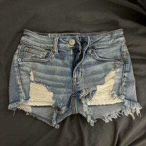 Distressed Denim Shorts for Women